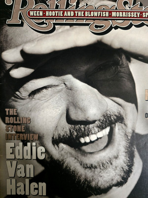 Eddie Van Halen Rolling Stone Magazine Issue #705 VG ~ NO LABEL FREE SHIP +PHOTO