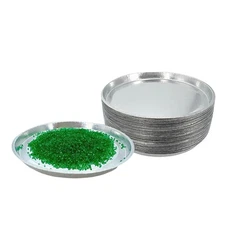 Aluminum Sample Pans for Moisture Analyzer (50 Pack) 90mm Round Lab Trays,5762