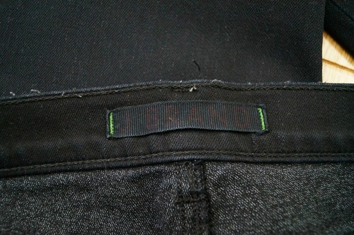J BRAND SHADOW The Skinny Cut #4477 Blue Black Denim Crease Detail Jeans Sz29 - Picture 8 of 9