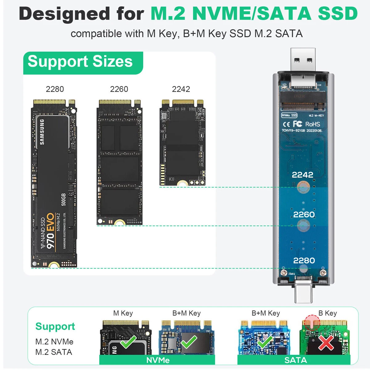 Solid State Drive External Enclosure