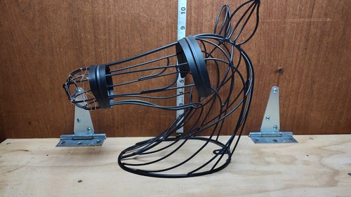 Artisanal Gorgeous Metal Horse Head Decor 10.5" Tall Mountable Wall Hanging Art - Picture 5 of 14