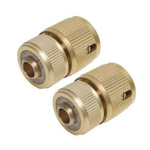 3Pc Brass Hose Fitting Set Pipe Connectors Adapters Kit Gardening Male Female - Picture 4 of 4