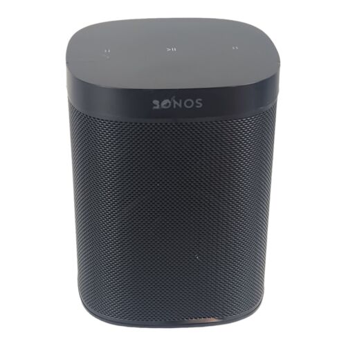 Haut-parleur Sonos One SL modèle S38 (noir ombre) application S2 (fonctionne très bien) sans cordon d'alimentation - Photo 1 sur 6