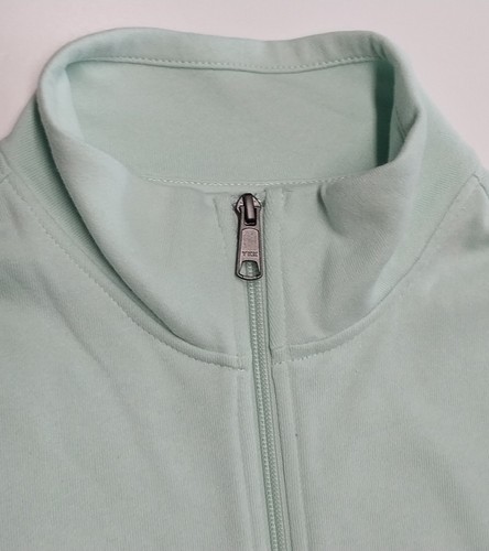 Amazon Essentials Men Small Mint Green Full Zip Sweatshirt Activewear Ltwt NWOT - Picture 6 of 13