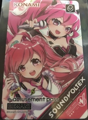 Konami E Amusement Pass Card Sound Voltex Grace Rasis Sdvx Volte