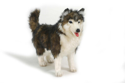 Hansa Siberian Husky Hund 4824 Plüschtier verkauft von Lincrafts UK Est.1993