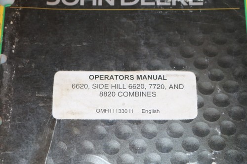 John Deere 6620 7720 8820 Combine Operators Manual OMH111330I1 - Picture 2 of 9