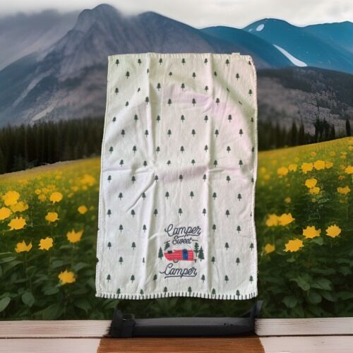 Camping Dish Towels with RV Camper Kitchen Towel White for Hiker Travel Set 3 - Picture 8 of 10