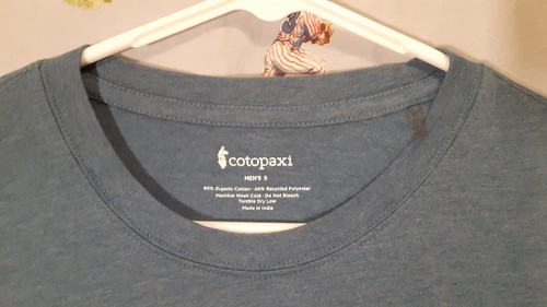 🦙 Camicia Cotopaxi Do Good Uomo Piccola Blu Misto Cotone Biologico Manica Lunga - Foto 6 di 9