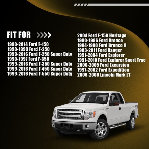 2PCS For Ford F150 F250 F350 LED License Plate Light W/ Wiring harness Sockets J - Picture 2 of 12