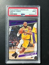 2019-20 PANINI Chronicles LEBRON JAMES PRESTIGE TEAL #75  LAKERS PSA 9 REGISTRY