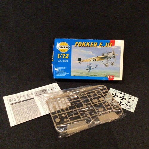 Vintage SMER 1:72 Model Kit 0879 Fokker E.III German WW1 Monoplane Fighter - Picture 4 of 8