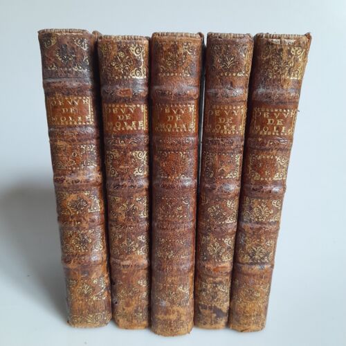 Oeuvres de Molière de 1732. 5 volumes. Théâtre - Photo 1/5