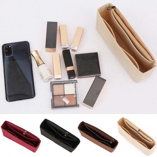 Borsa Donna Organizer Inserire Feltro Tessuto Borsa Fodera Borsa a Mano Tote Organizer Shaper - Foto 4 di 27