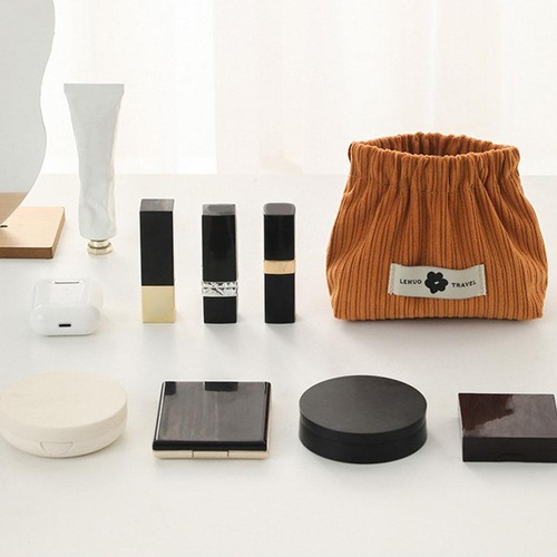Organizador elástico de corbata para el cabello de pana, bolsa de almacenamiento de lápiz labial elástica I1C2 - Imagen 8 de 21