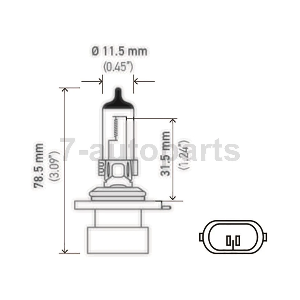 Headlight Bulb Low Beam Hella Fits Jeep Grand Cherokee 1999-2004 - Image 4 of 4