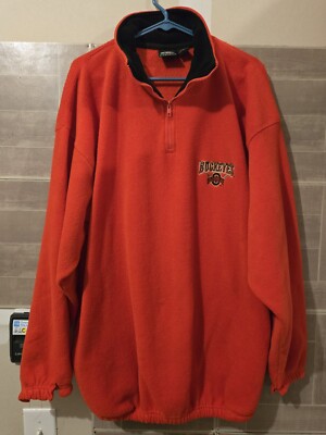 Ohio State Buckeyes Pullover Vintage Damaged Read Mens Size XL Red