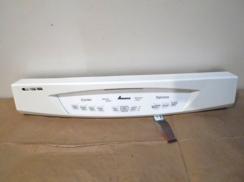 Amana Dishwasher Control Panel ONLY White Part# 6-919805 (No control board)