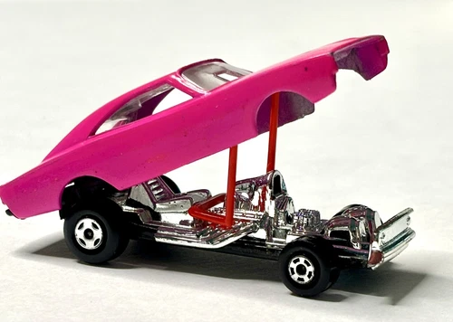 VTG Lesney Matchbox Car Superfast Dodge Dragster No. 70 1971 Pink Muscle Classic