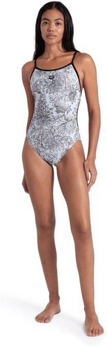 Traje de baño deportivo para mujer ARENA Performance - blanco floral - 30 - nuevo - Imagen 7 de 19