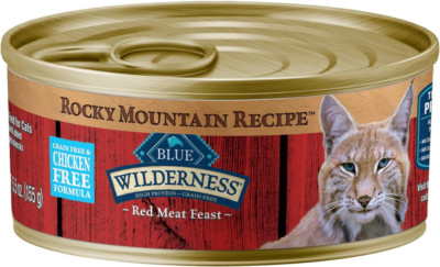 Wilderness Rocky Mountain Recipe Adult Wet Cat Food Paté, Chicken-Free & Grain-F