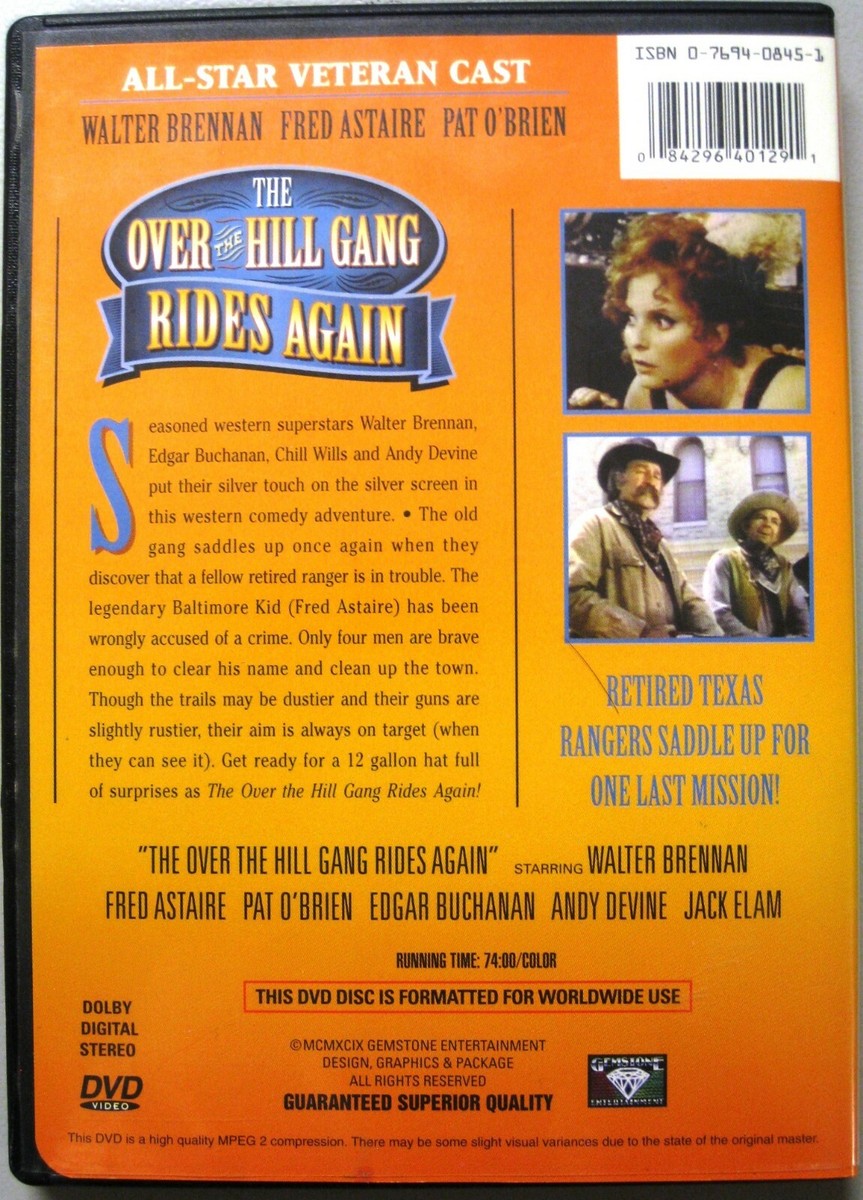 o'o'o . 2 DVDs . OVER the HILL GANG ++ RIDES AGAIN . Fred Astaire