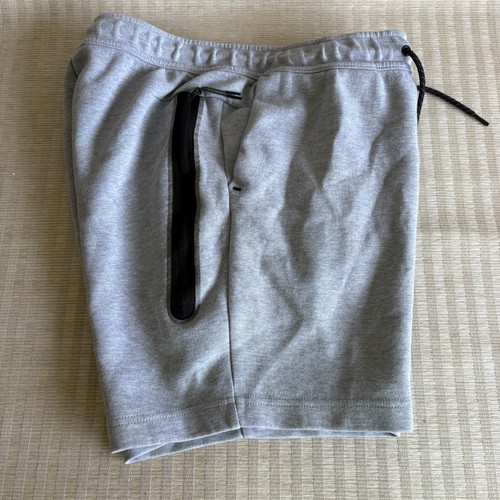 Nike Sportswear Tech Mens Fleece Shorts Dark Heather Grey CU4503-063 Size Medium - Picture 6 of 13