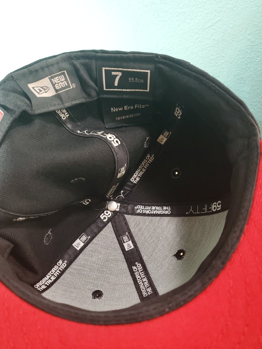 Long Beach State New Era HAT 59Fifty Black & Red | eBay