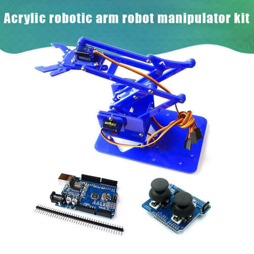 4 DOF Unassembly Acrylic Mechanical Arm Robot Manipulator Claw For Maker Learnin - Picture 6 of 22