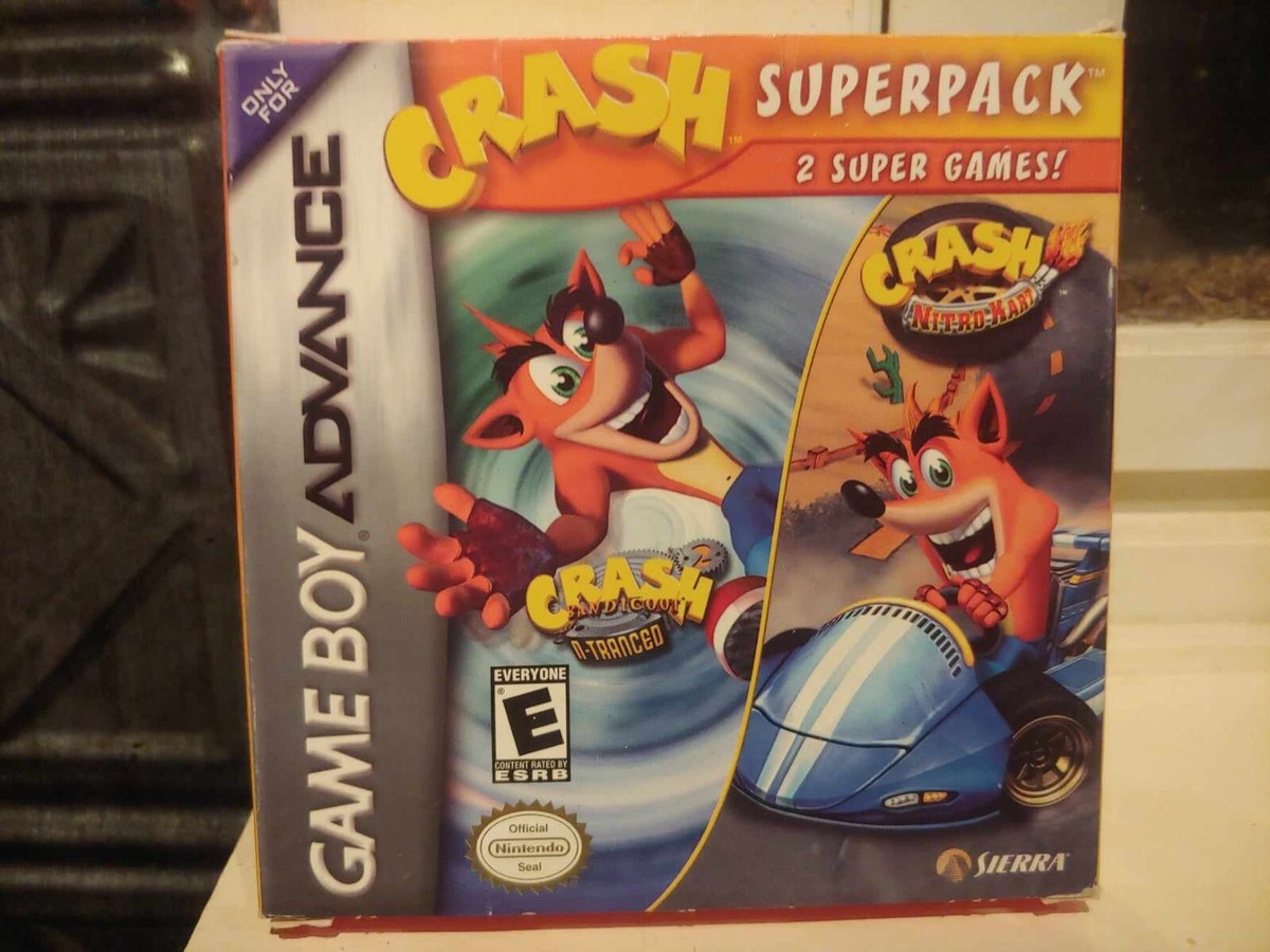 CRASH SuperPack 2 Super Game Boy Nintendo GBA Advance 2003