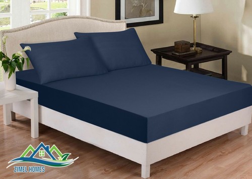Extra Deep27cm superfine fibre Fitted Sheet Bed Single Double King Sup.King Size - Picture 5 of 43