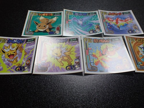 Pokemon Amada Technical Sticker x7 Jolteon Flareon Vaporeon Articuno etc #5069 - Bild 2 von 14