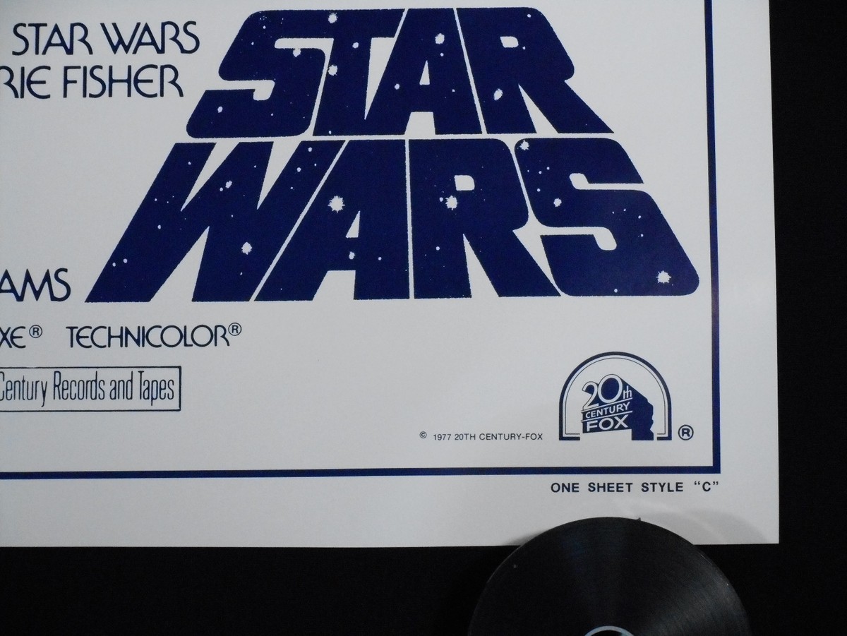 【限定品】【最終値下げ】star wars オリジナルフィルムセル　ポスター付 STAR WARS : SPECIAL EDITION half ticket set MOVIE JAPAN