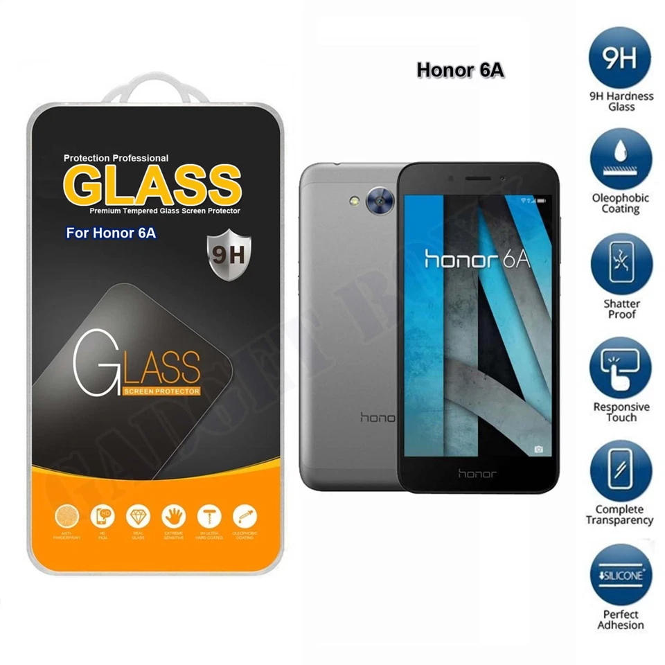Protetor de tela de vidro temperado para Huawei Honor 6A - Imagem 2 de 3