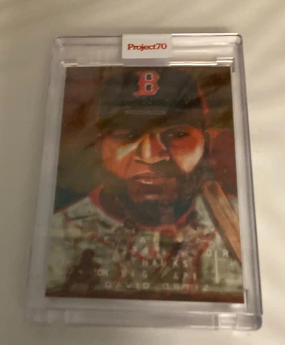 2021 Topps Project 70 David Ortiz Card #934 1957 Topps by Andrew Thiele Red Sox
