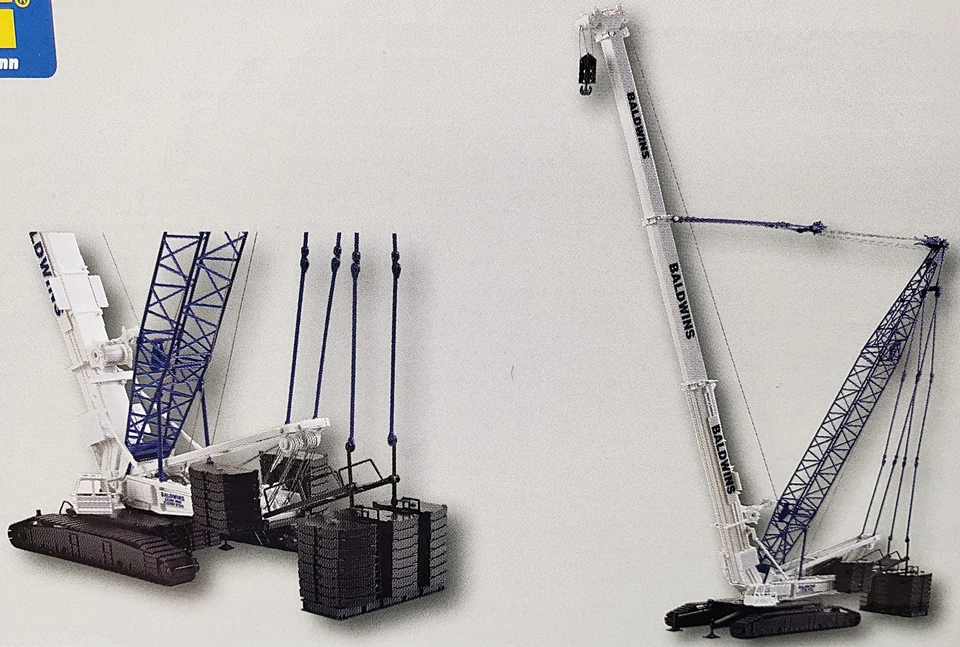 KIBRI NUEVO #13022 HO KIT escala 1/87 Liebherr LTR 1800 grúa telescópica sobre orugas Foto 3 de 3