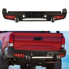 Rear Back Bumper Fit Toyota Tacoma 2005-2015 With Factory Back-up Sensors Holes