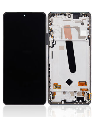 OLED Assembly With Frame Compatible With Xiaomi Poco F3/Redmi K40 (Night Black)