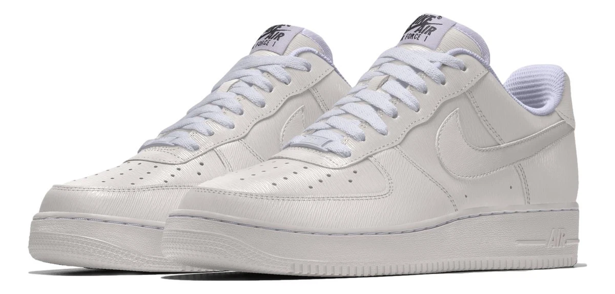 Nike ID By You Men's Air Force 1 Low 'Triple White' Shoes Sneakers CT7875-994