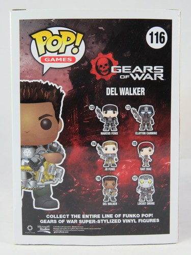 Games Funko Pop - Del Walker - Gears of War - No. 116 - Free Protector - Picture 3 of 12