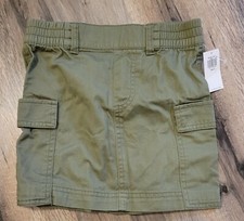 NWT GIRLS OLD NAVY OLIVE GREEN SKIRT SIZE 6-7