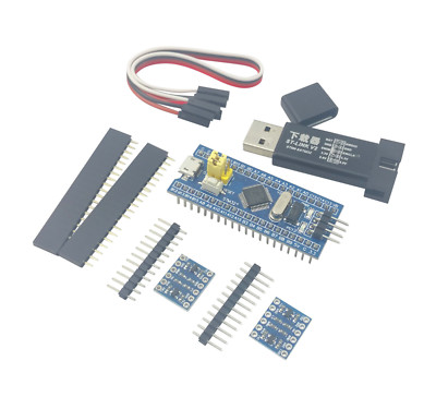 STM32F103C8T6 ARM STM32 Board Module Blue Pill ST-Link V2 + 2x logic level adapt