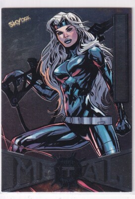 2021 Skybox Metal Universe Marvel No. 81 Silver Sable