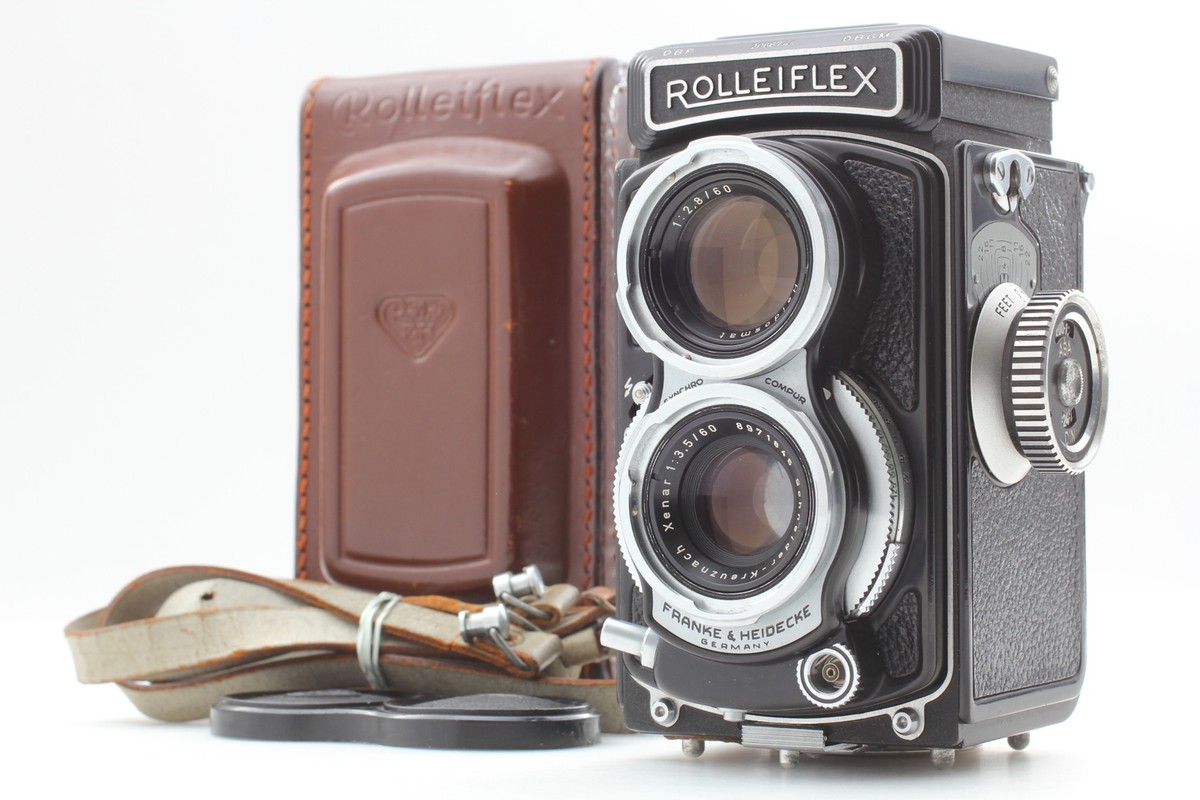Near MINT] Rollei Baby Rolleiflex 4x4 TLR Film Camera Xenar