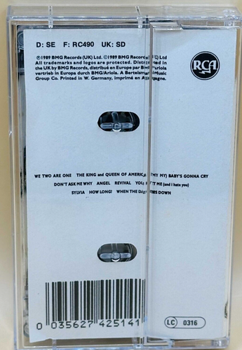 Eurythmics – We Too Are One Cassette - Picture 2 of 2