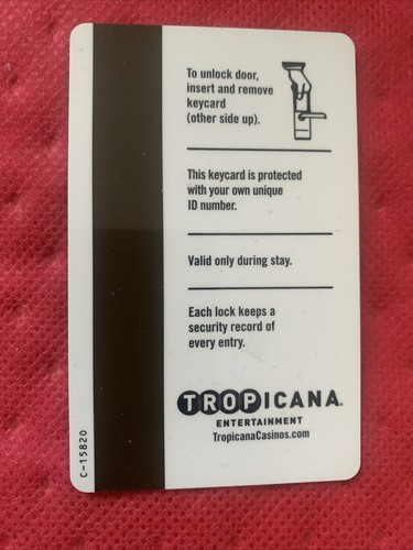 Tropicana Casino Resort Room Key Card "Win A Jackpot” Atlantic City, NJ - Picture 2 of 2