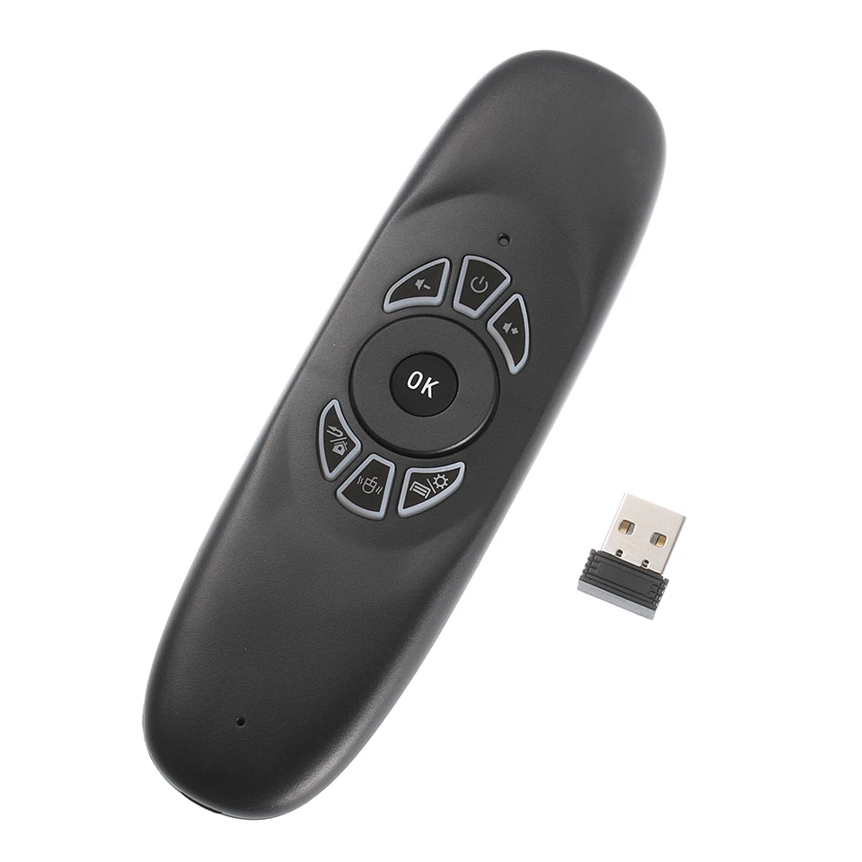 C120 2.4G Fly Air Mouse Mini Wireless Keyboard Remote Control for Android TV Box - Image 4 of 4