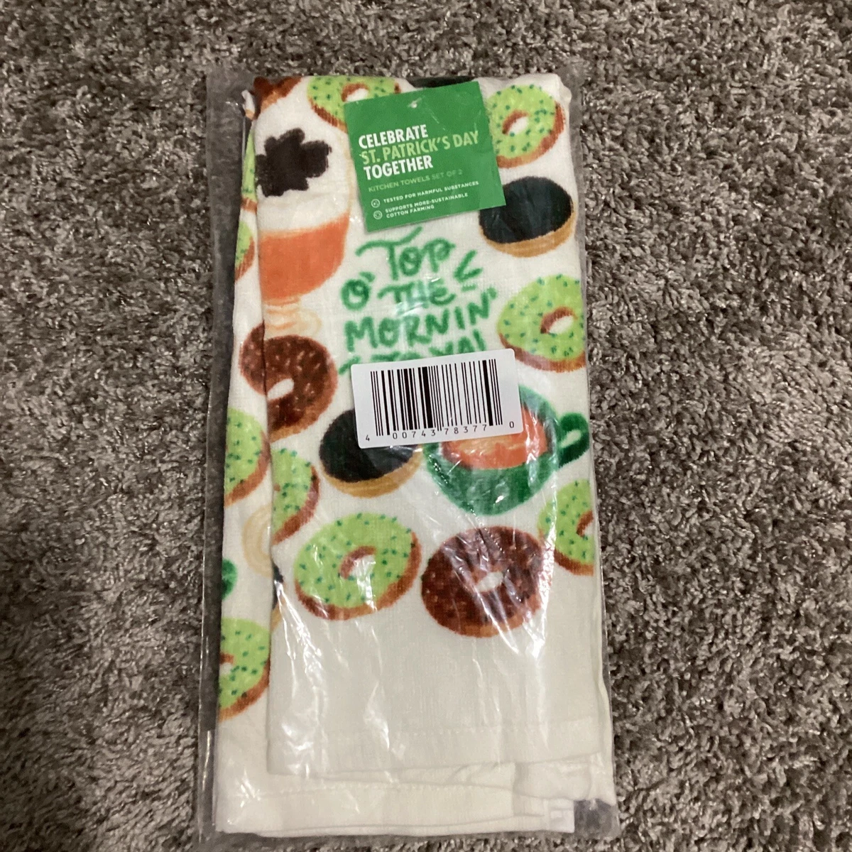 St patrick's day online bathroom hand towels