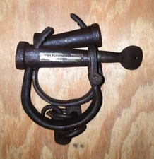 Yuma Territorial Prison Arizona Working Cast Iron Handcuffs & Key