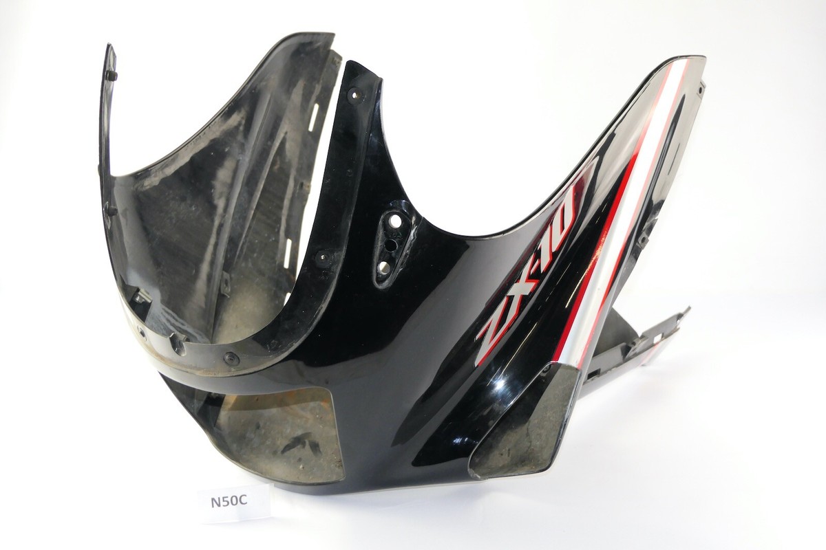 Kawasaki ZX-10 ZXT00B 1989 - front fairing cockpit fairing damaged